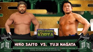 NJPWWCW Collision in Korea 1995 Day 2 Match 1 Hiro Saito vs Yuji Nagata [upl. by Enelyt]