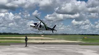 Agusta Westland AW119 landing in Ocala Florida [upl. by Gaddi]