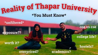 Is Thapar University Worth It Second Year Students Honest Review  ft inicc8335 [upl. by Alletsyrc]