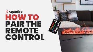 How To Pair Your Aquafire Remote Control [upl. by Oinotnanauj]