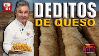 DEDOS DE QUESO COLOMBIANOS  Facil y Deliciosos 😀 [upl. by Nairdna]