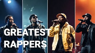 The 8 Greatest Rappers of All Time Best Rappers Ever [upl. by Pearl]