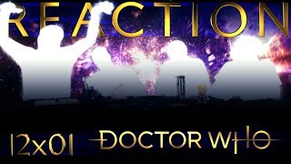 Doctor Who 12x1 REACTION quotSpyfall Part Onequot [upl. by Ahsiral]