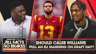 RGIII wants Caleb Williams to refuse to play for the Chicago Bears  All Facts No Brakes [upl. by Arriec194]