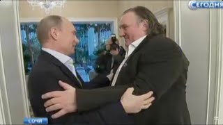 Comment Depardieu sestil lié damitié avec Vladimir Poutine [upl. by Alolomo]