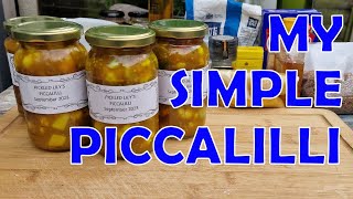 My CRUNCHY Piccalilli  So Simple to Make [upl. by Tallbott537]