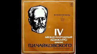 David Grigorian  Tchaikovsky Pezzo Capriccioso IV International Tchaikovsky Competition 1970 [upl. by Alleiram]