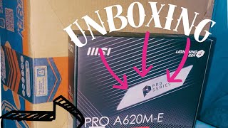 Unboxing A620ME PRO AMD DDR5  melhor custo Benefício para AM5 em 2024 [upl. by Fishman]