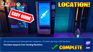 EASILY Purchase weapons from vending machines Fortnite  Vending Machines Location [upl. by Dong]