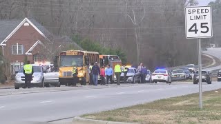 Onslow County school bus involved in earlymorning crash [upl. by Ermeena]