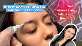 Brow Lamination tricks no one will tell you [upl. by Telrats]