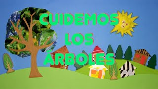 CUIDEMOS LOS ÁRBOLES  Video sobre educación ambiental en stop motion para niños y niñas [upl. by Yddet119]