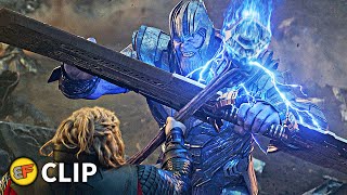 Thor Iron Man amp Captain America vs Thanos  Avengers Endgame 2019 IMAX Movie Clip HD 4K [upl. by Nomolas]