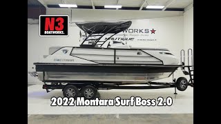 2022 Montara Surf Boss 23 20  Walk Through  N3 Boatworks [upl. by Drofhsa]