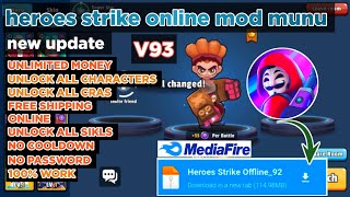 heroes strike mod apk v93 unlimited money and unlock all charactersSkGaming87 [upl. by Sharona]