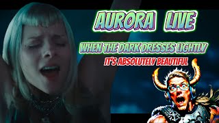 DANISH VIKING REACTING TO AURORA When the Dark Dresses Lightly aurora musicreactions reaction [upl. by Atarman]