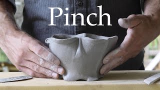 Clay Pinch Pottery Tutorial [upl. by Aehsel]