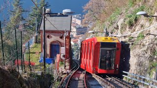 ComoBrunate funicular 🚞🇮🇹 [upl. by Llerdnek]