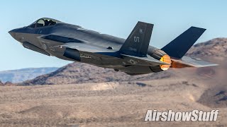 All Jet Demos Nellis AFB Airshow 2022 [upl. by Ahsimac]