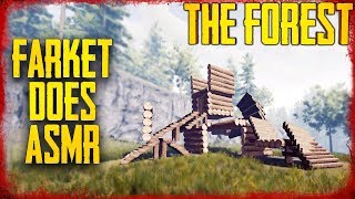 ASMR WHILE BUILDING A HOUSE  The Forest [upl. by Brandi]