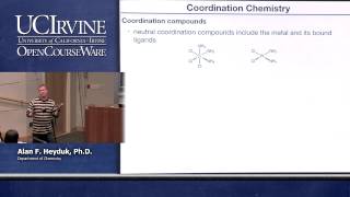 Chemistry 107 Inorganic Chemistry Lecture 20 [upl. by Eppesuig]