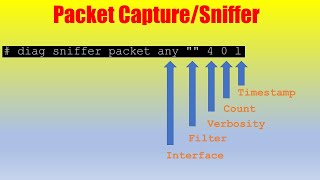 Fortinet Packet Capture on FortiGate firewall  8 Examples [upl. by Ajnat]