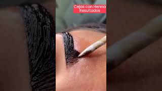 Cejas con Henna Resultados  Brows Tutorial shorts cejascongena cejashd [upl. by Norma]