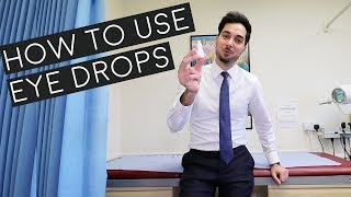 How To Use Eye Drops 2018 [upl. by Alra]