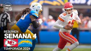 Kansas City Chiefs vs Los Angeles Chargers  Semana 4  NFL 2024  Highlights Resumen en español [upl. by Kilby453]