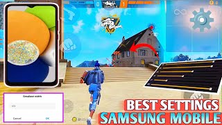 Samsung Galaxy A14 Free Fire Headshot Setting  Samsung Galaxy A14 Free Fire Sensitivity [upl. by Assirroc]