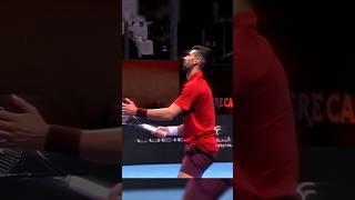 Jannik Sinner comes for Novak Djokovic 🥶 djokovic sinner tennis [upl. by Alyehs499]