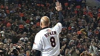 BOSBAL Ripken takes the final atbat of his career [upl. by Koo]