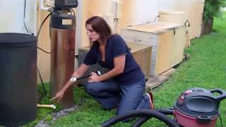 How to Unclog a Sewer Line with a Rented Drain Cleaner [upl. by Novaat]