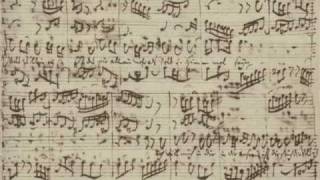 Bach Manuscript  Matthaeus Passion  13 [upl. by Aralk]