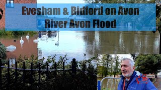 Evesham amp Bidford Upon Avon River Avon flood [upl. by Ettenahs293]