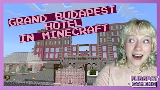 THE GRAND BUDAPEST HOTEL  Minecraft Survival Build [upl. by Duhl]