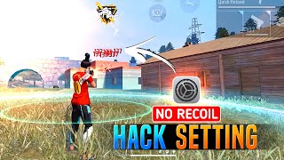 Top 5 HEADSHOT Settings In Free Fire  Free Fire Headshot Setting [upl. by Eugenio780]