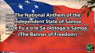 Samoa National Anthem with music vocal and lyrics Samoan wEnglish Translation [upl. by Chappy914]