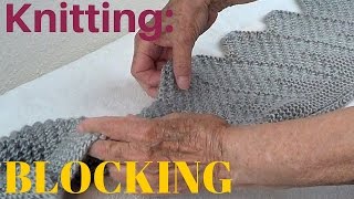 How to Block Your Knits  Knitting Blocking [upl. by Eydie]