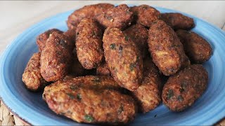 Cyprus Famous Potato Meatballs Recipe  How to make Cypriot Kofta Keftedes [upl. by Nyliuqcaj573]