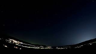 Nightlapse with northernlights filmed with Gopro Hero 11 Black [upl. by Enidlarej]