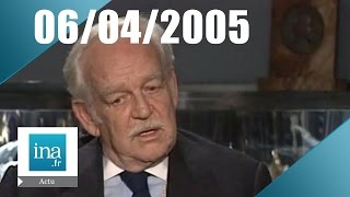 20h France 2 du 6 Avril 2005  Mort de Rainier de Monaco  Archive INA [upl. by Anjela]