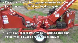 Morbark M6R Wood Chipper Features and Demonstration [upl. by Nitsoj498]