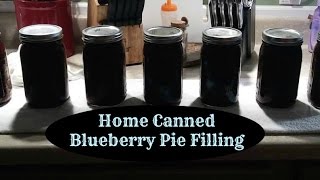 Canning Blueberry Pie Filling [upl. by Etnaled]