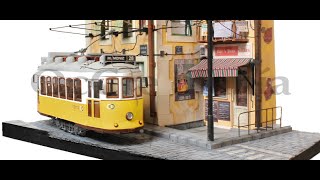 OcCre 124 Lisbon Lisboa tram and diorama [upl. by Enairda826]