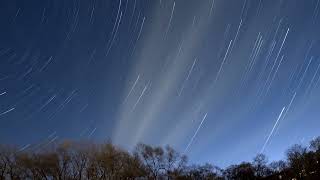 Star Trails Over The Elkhorn Forest on a Starry Night [upl. by Gretal]