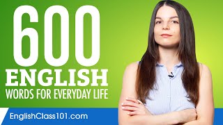 600 English Words for Everyday Life  Basic Vocabulary 30 [upl. by Radke]