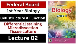 differential staining  microdissection  tissue culture  cell structure and function  federal [upl. by Nozicka308]