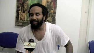 KyMani Marley Interview  Uppsala Reggae Festival 872009 [upl. by Elleinaj]