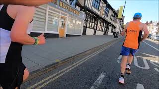 Colchester Half Marathon 2022 Footage  Pacing 125 Race footage [upl. by Onnem]